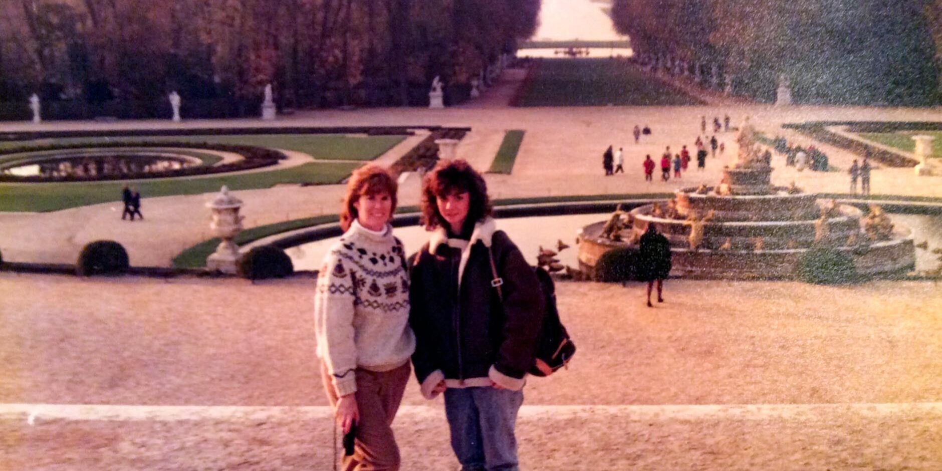 Peggy and Karen Hunt, France, 1988